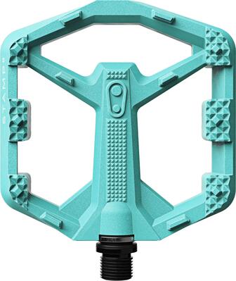 Set platte pedalen crankbrothers stamp 0 composite, turkooisblauw