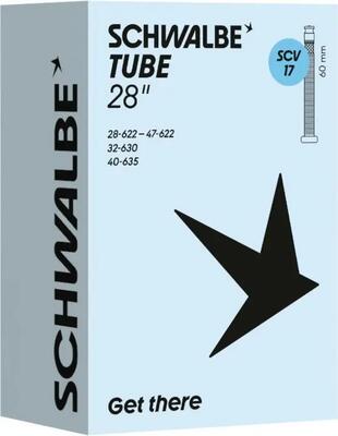 Schwalbe-binnenband tube 17 700 mm schwalbe clik-ventiel 60 mm