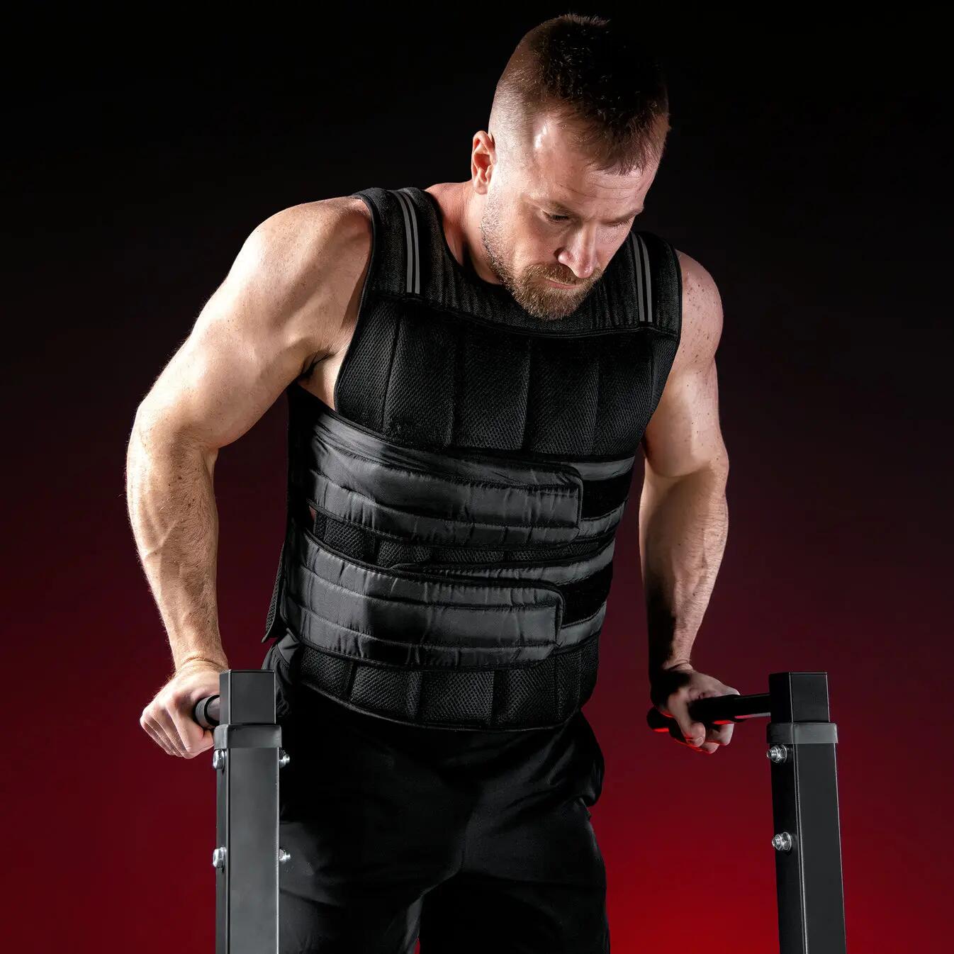Dip Station - Zwart - Krachtstation - Belastbaar tot 150 kg 7/7