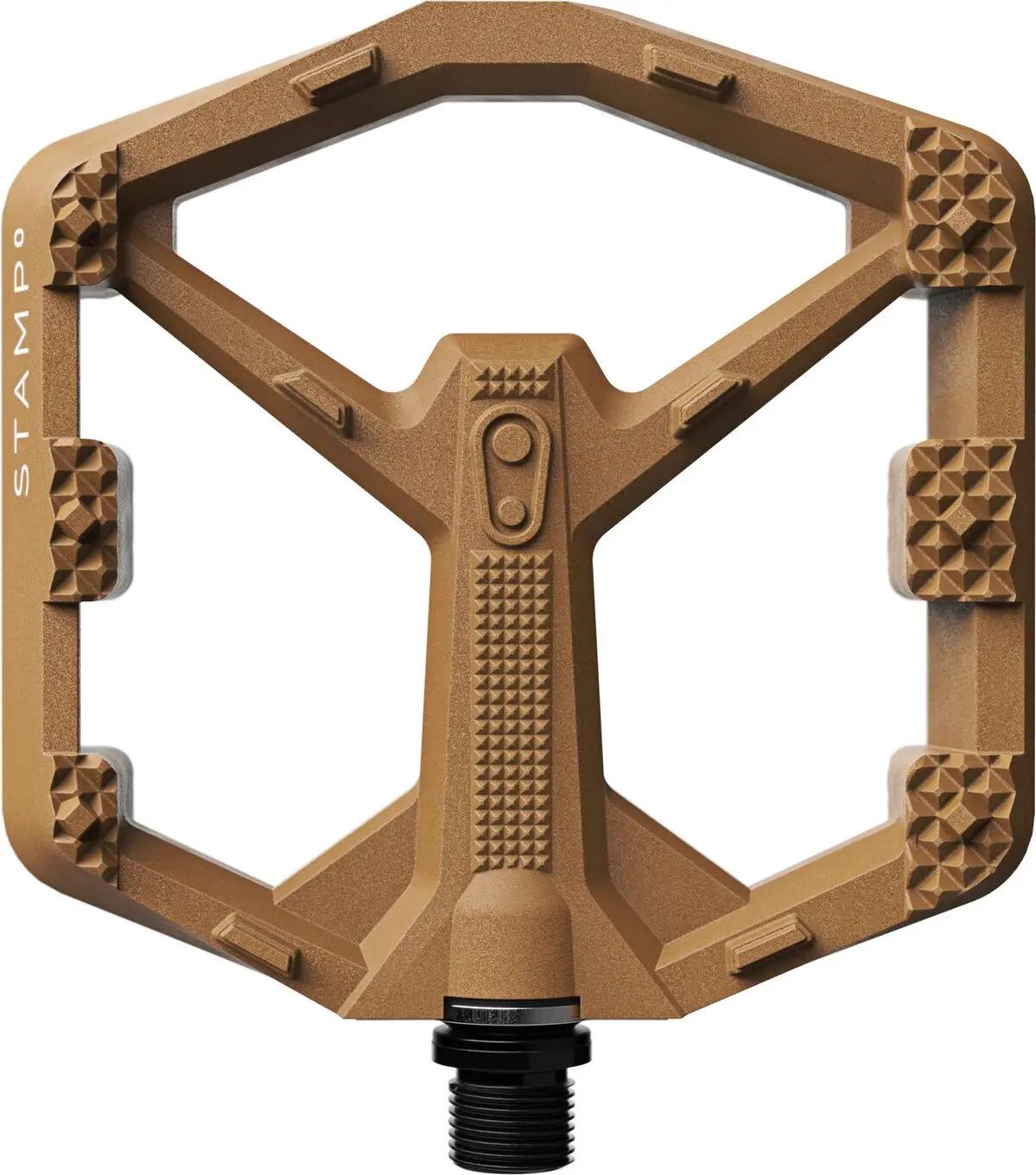 Coppia di pedali piatti Crankbrothers Stamp 0 Composite marroni 2/3