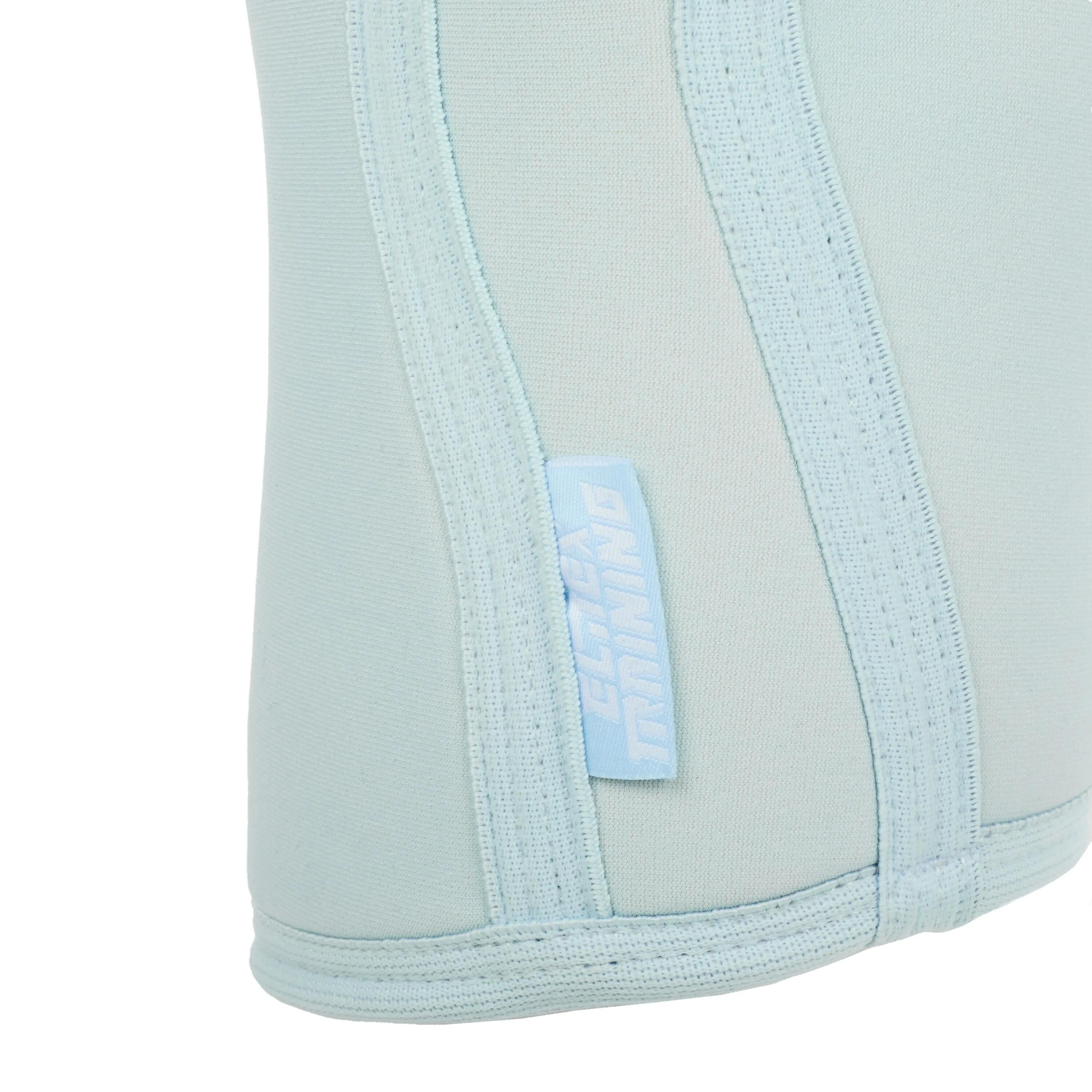 7 mm Neopreen Kniebandages Gewichtheffen en Powerlifting – Lichtblauw XL 6/7