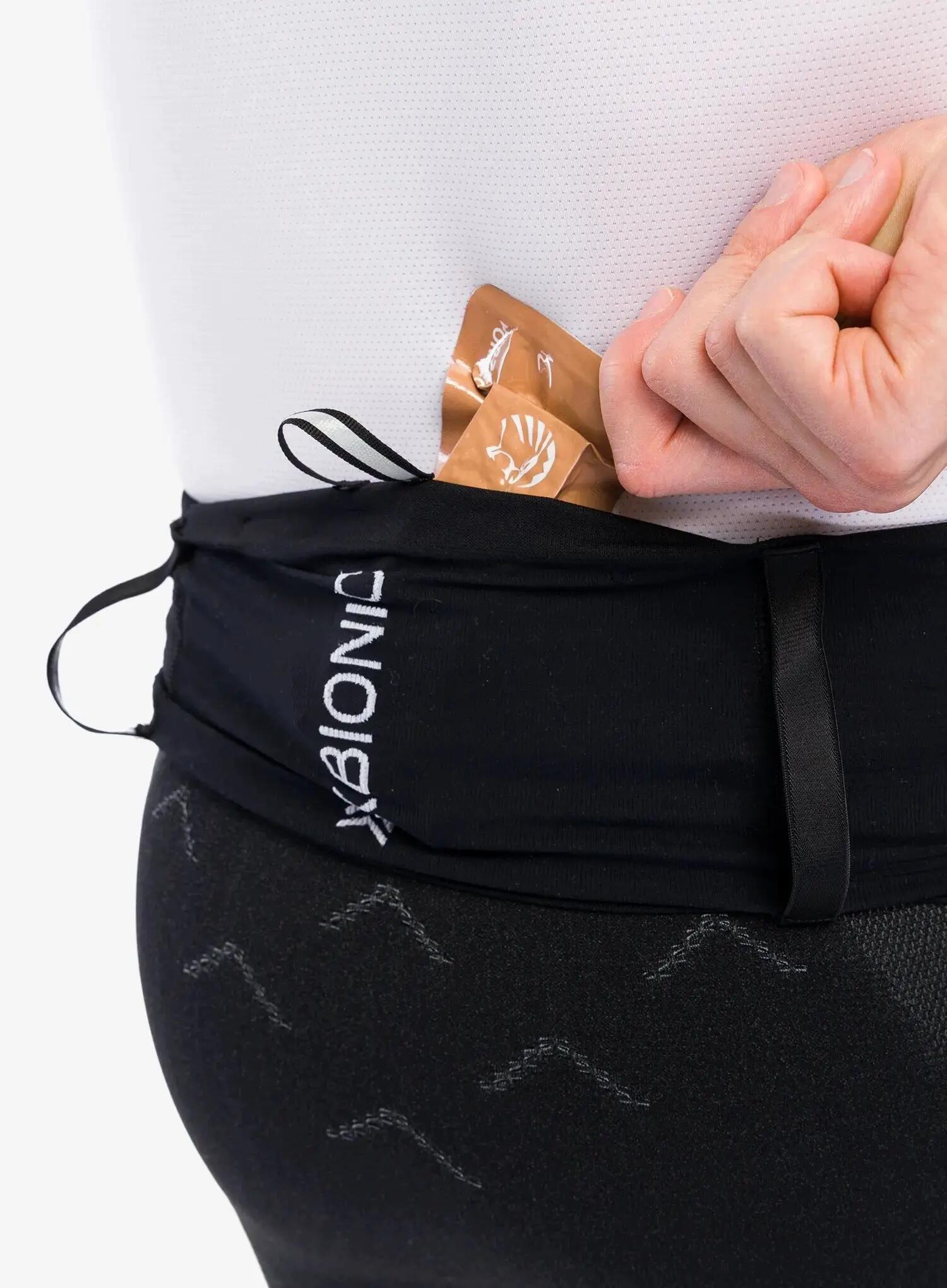 Pas biegowy X-Bionic RUNNING BELT X BLACK/X WHITE B124 3/4