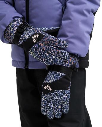 Gants techniques de snowboard/ski Gris Fille
