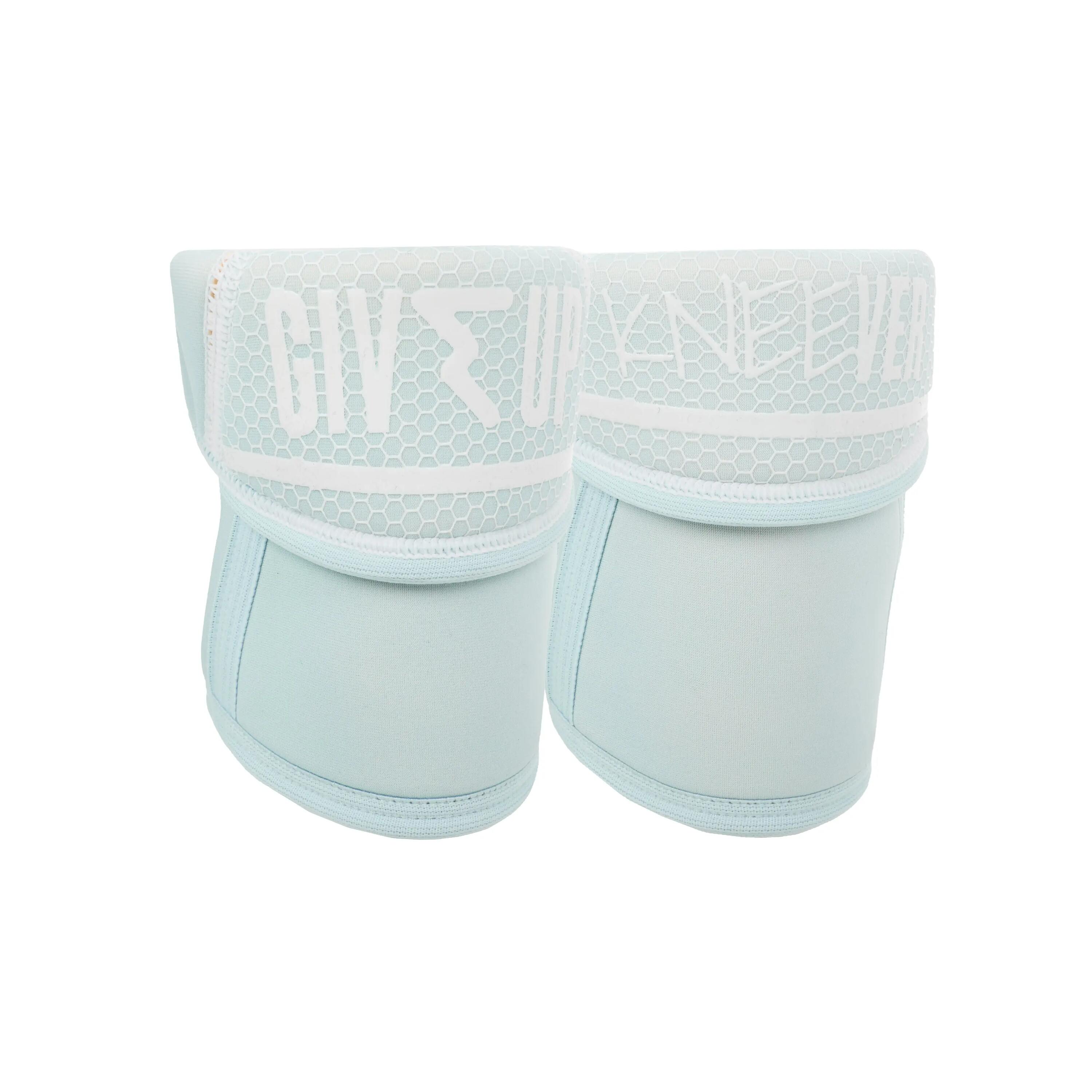 7 mm Neopreen Kniebandages Gewichtheffen en Powerlifting – Lichtblauw XL 5/7