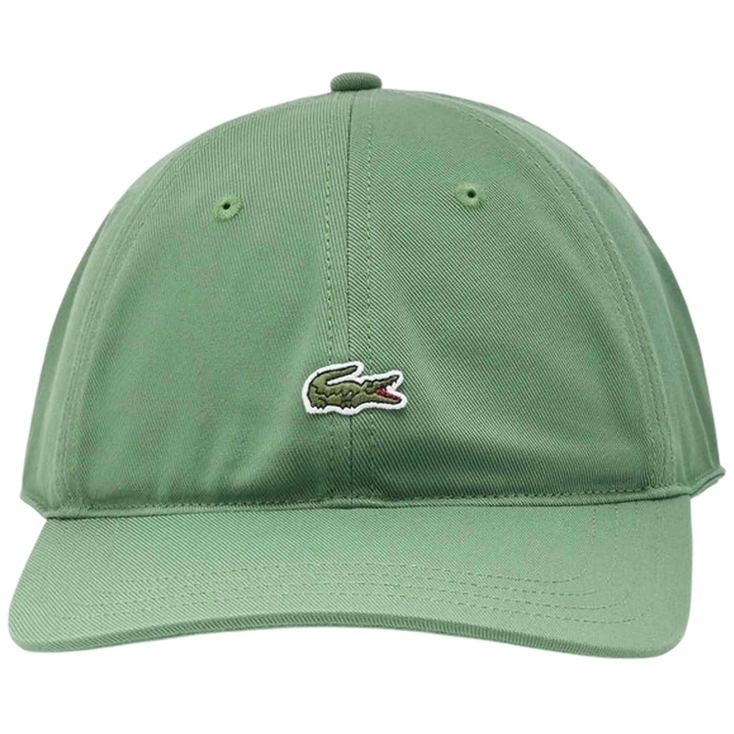 Berretto Lacoste modello Gorra Lacoste Crocodile Small verde claro per unisex 5/5