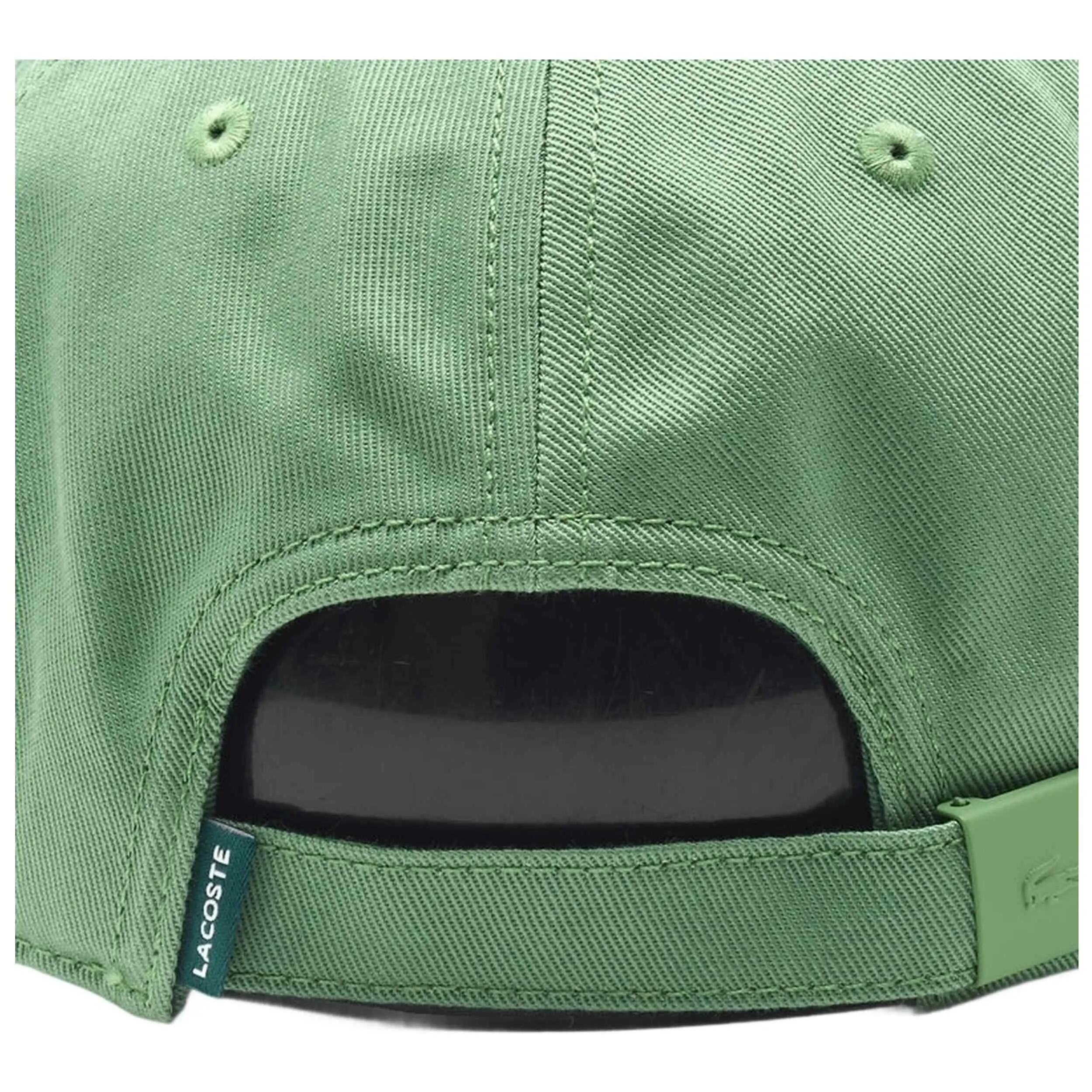 Berretto Lacoste modello Gorra Lacoste Crocodile Small verde claro per unisex 4/5