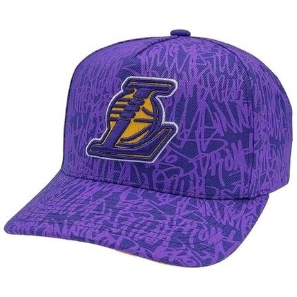 Casquette Mitchell & ness modèle Los Angeles Lakers pour unisexe