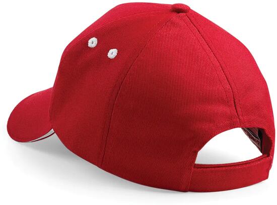 Casquette homme Ultimate à 5 panneaux - Classic Red / White - One Size