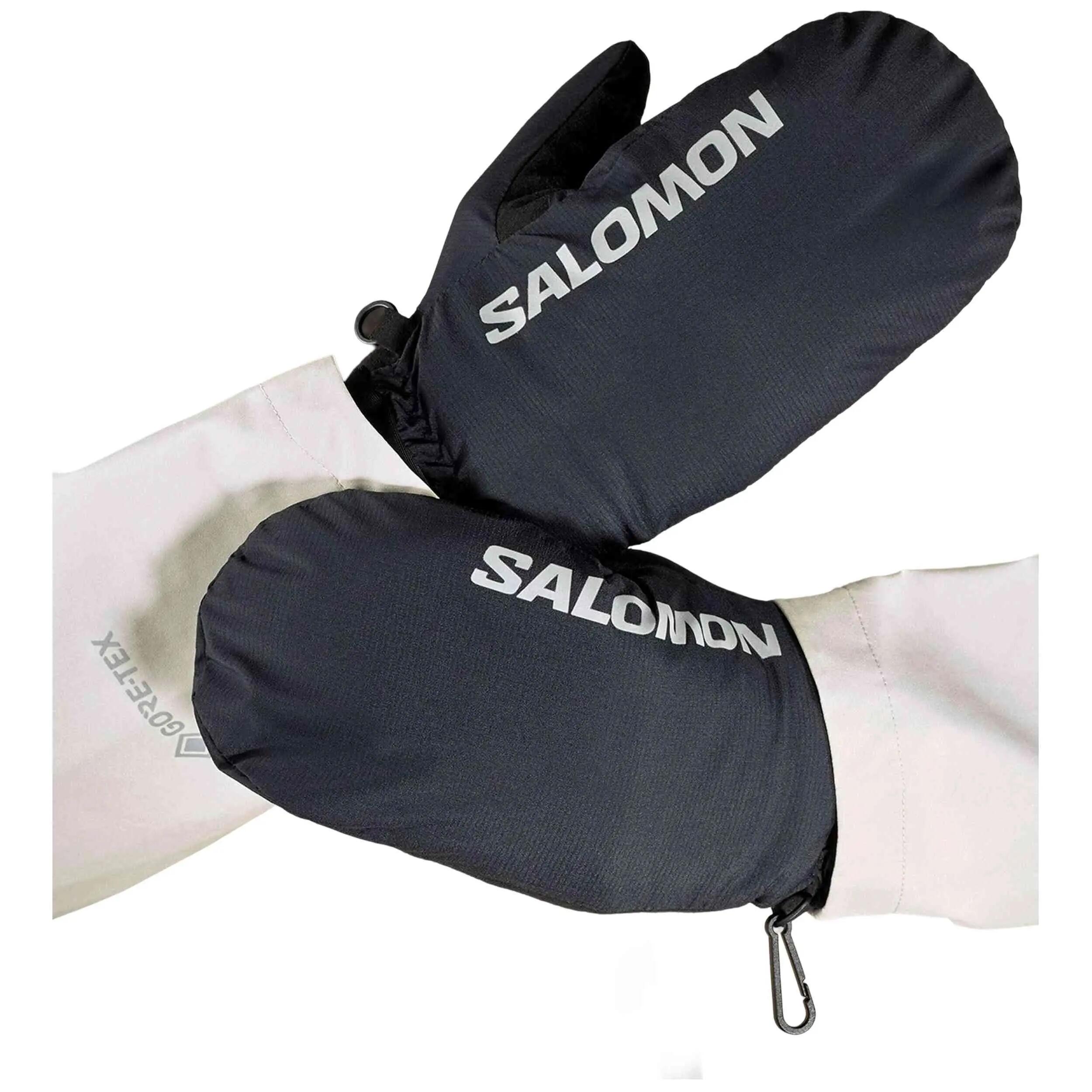 Guanti Salomon modello Manoplas Salomon Cross Warm negro blanco per unisex 3/3