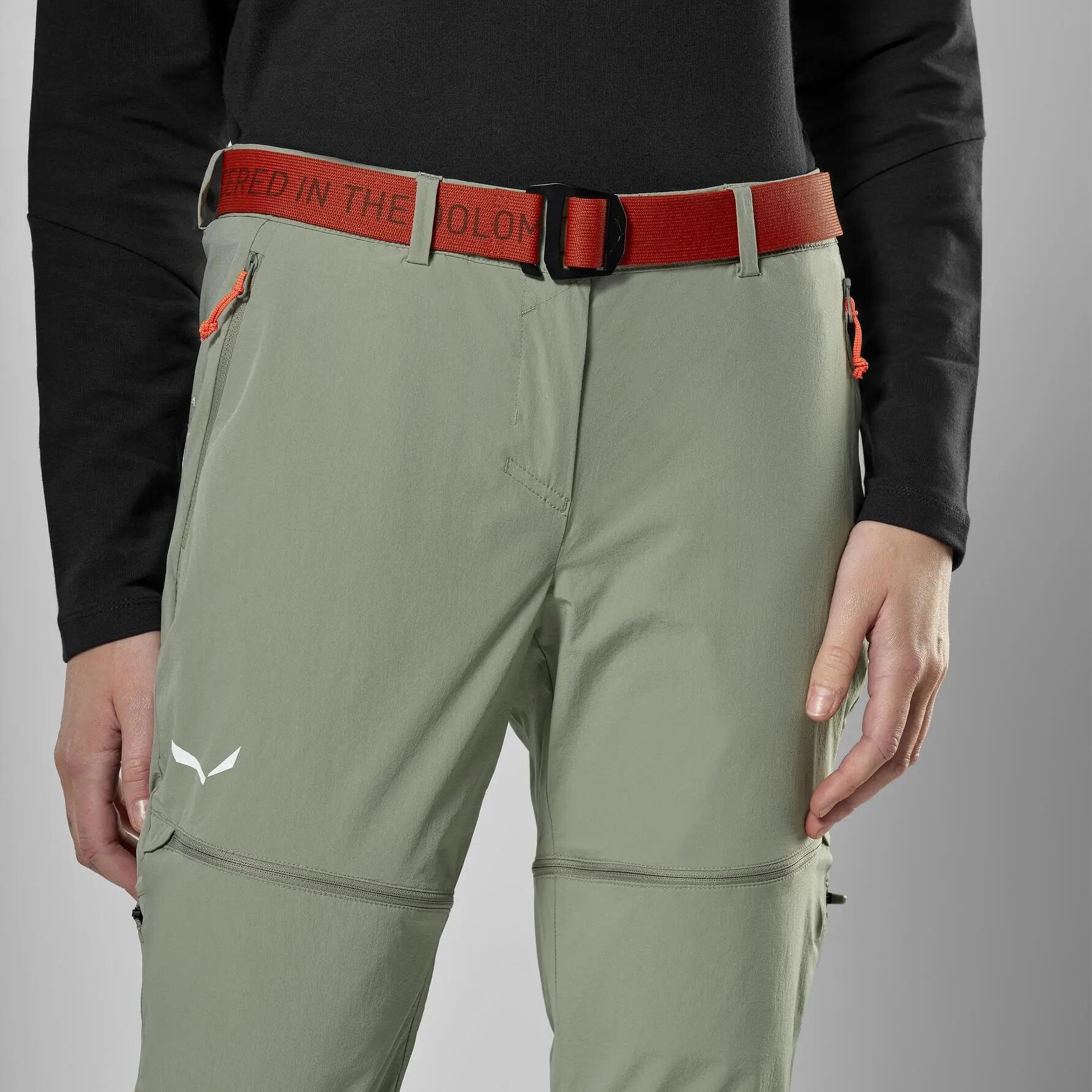 Calça unissex Salewa RAINBOW 3 com cinto vermelho 00-0000028923_1821 2/2