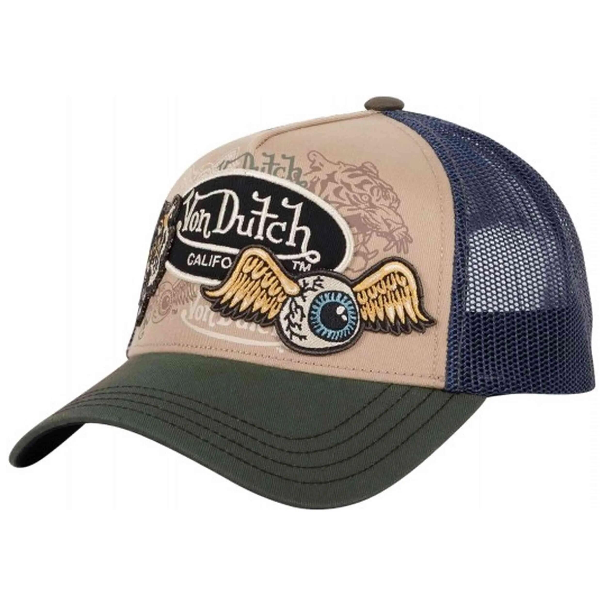 Berretto Von dutch modello CAS1PATCHES07 per unisex 3/4