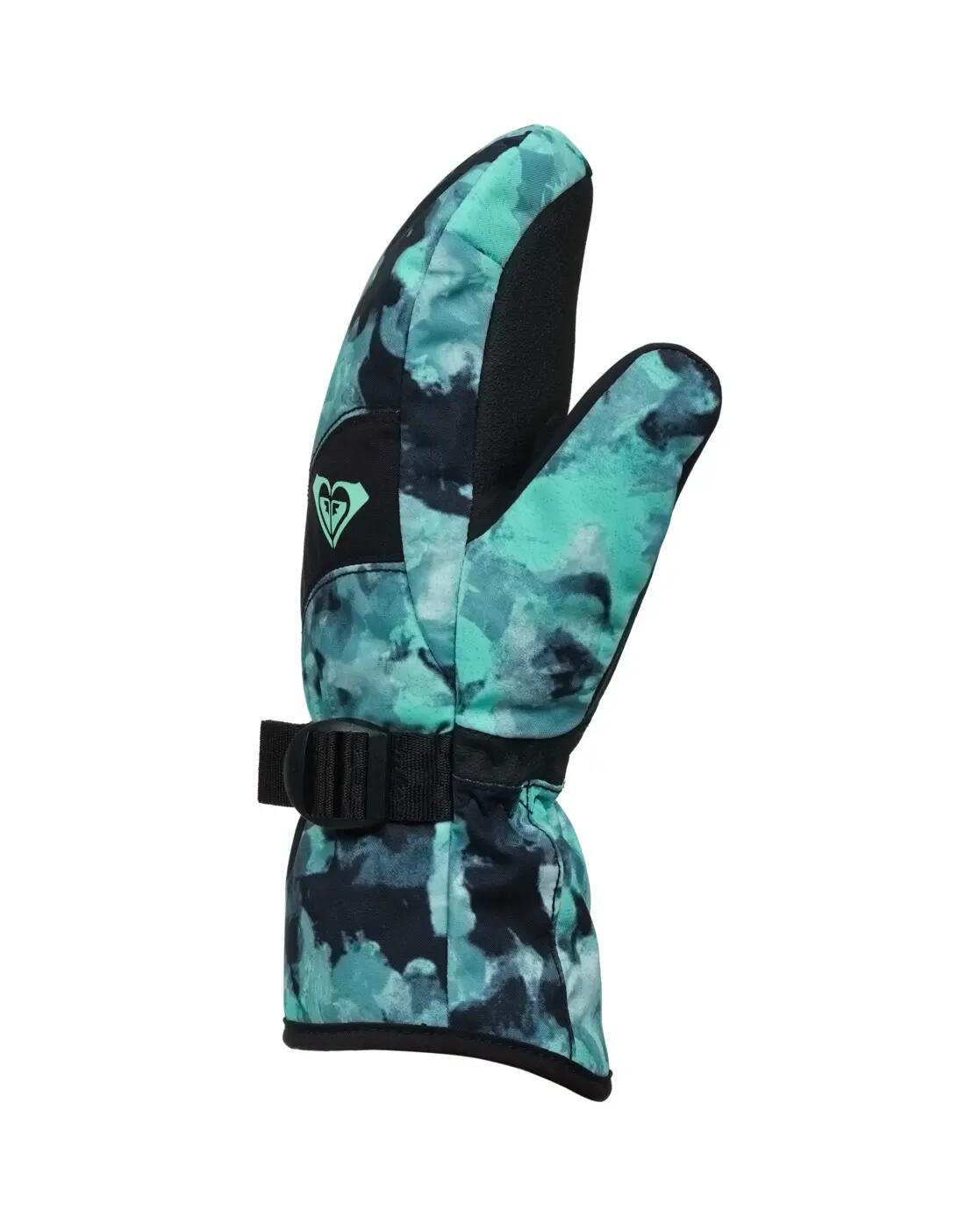 Moufles techniques de snowboard/ski Bleu Fille 4/4