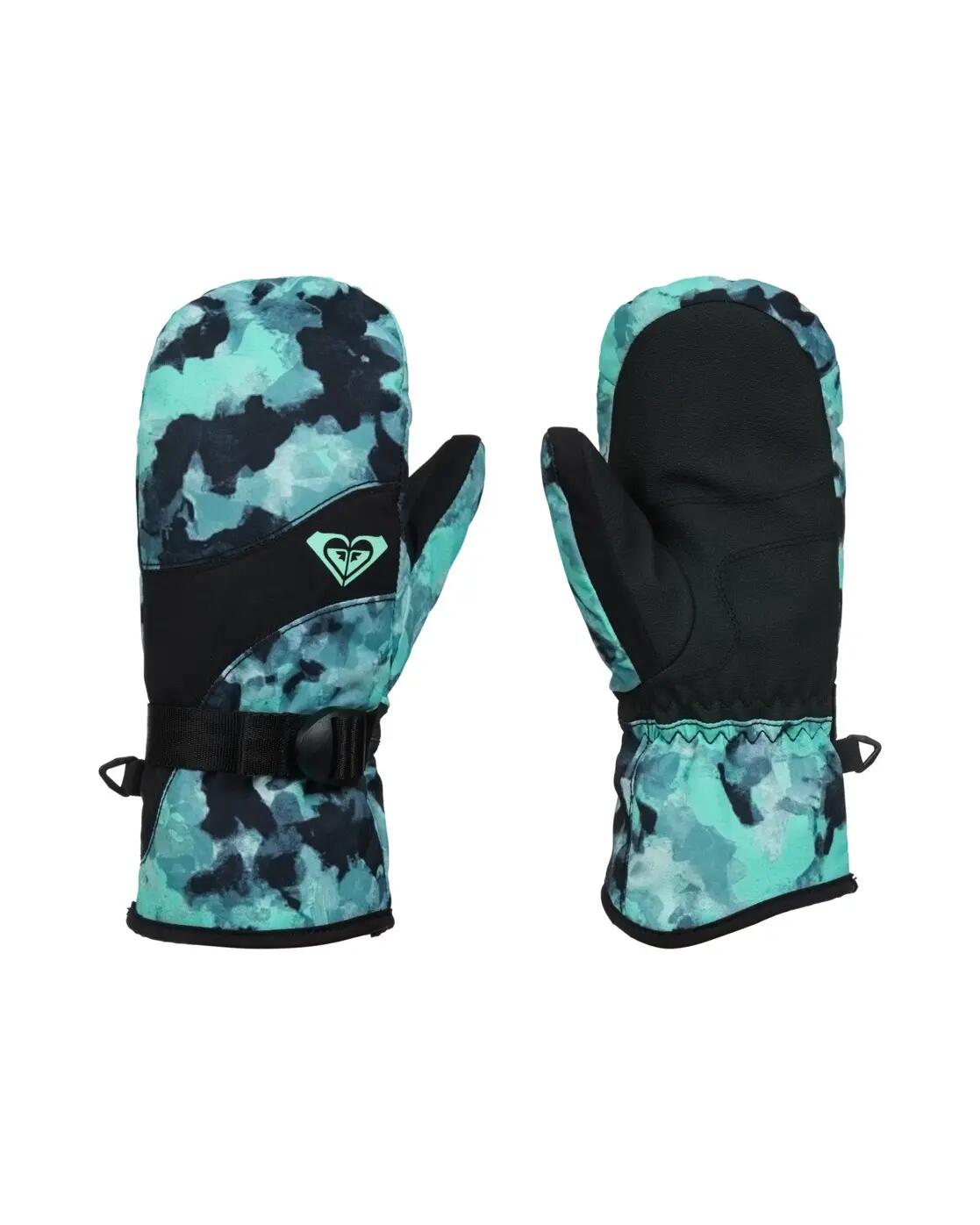 Moufles techniques de snowboard/ski Bleu Fille 3/4
