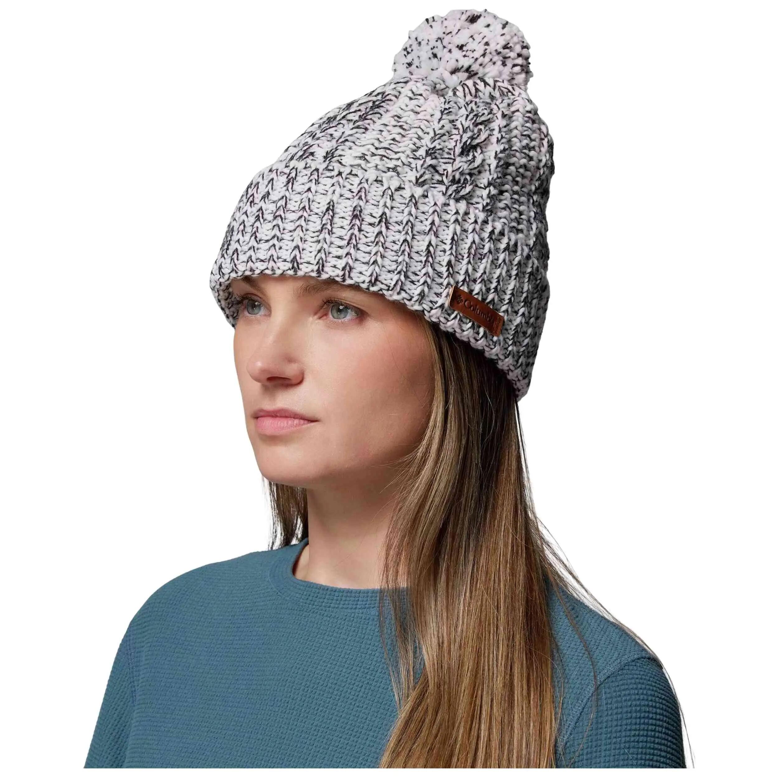 Cappello Columbia modello Gorro Columbia Cozy Ridge blanco negro per unisex 5/5