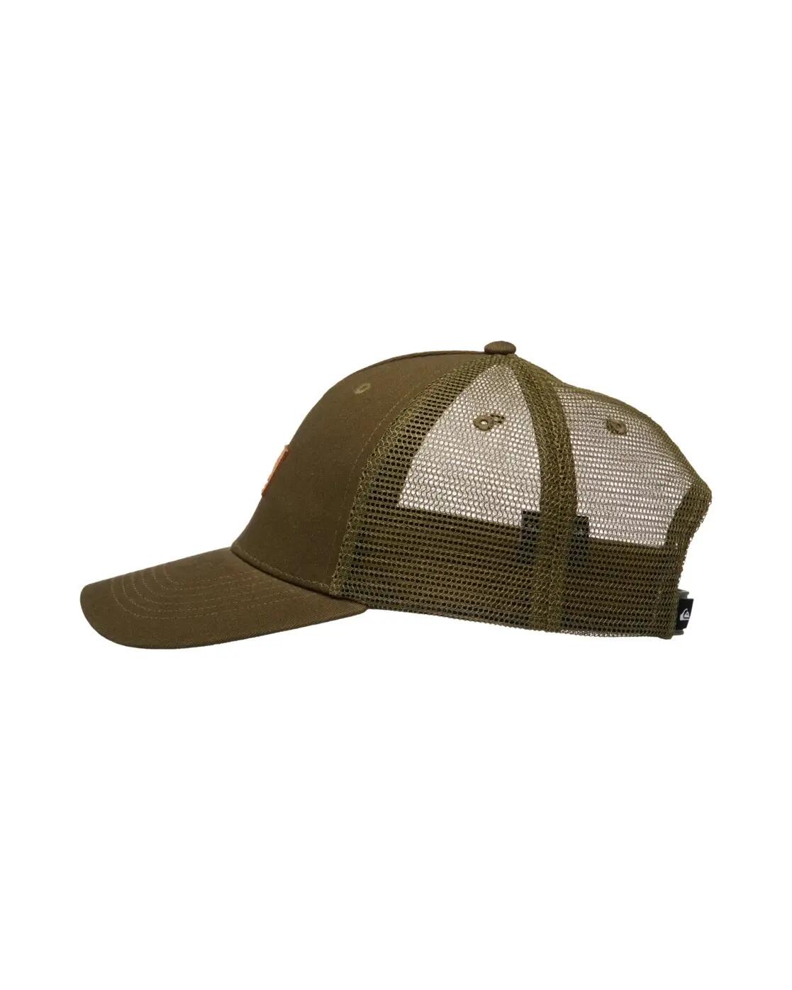Casquette trucker DECADES COTTON PATCH Vert Homme 3/4