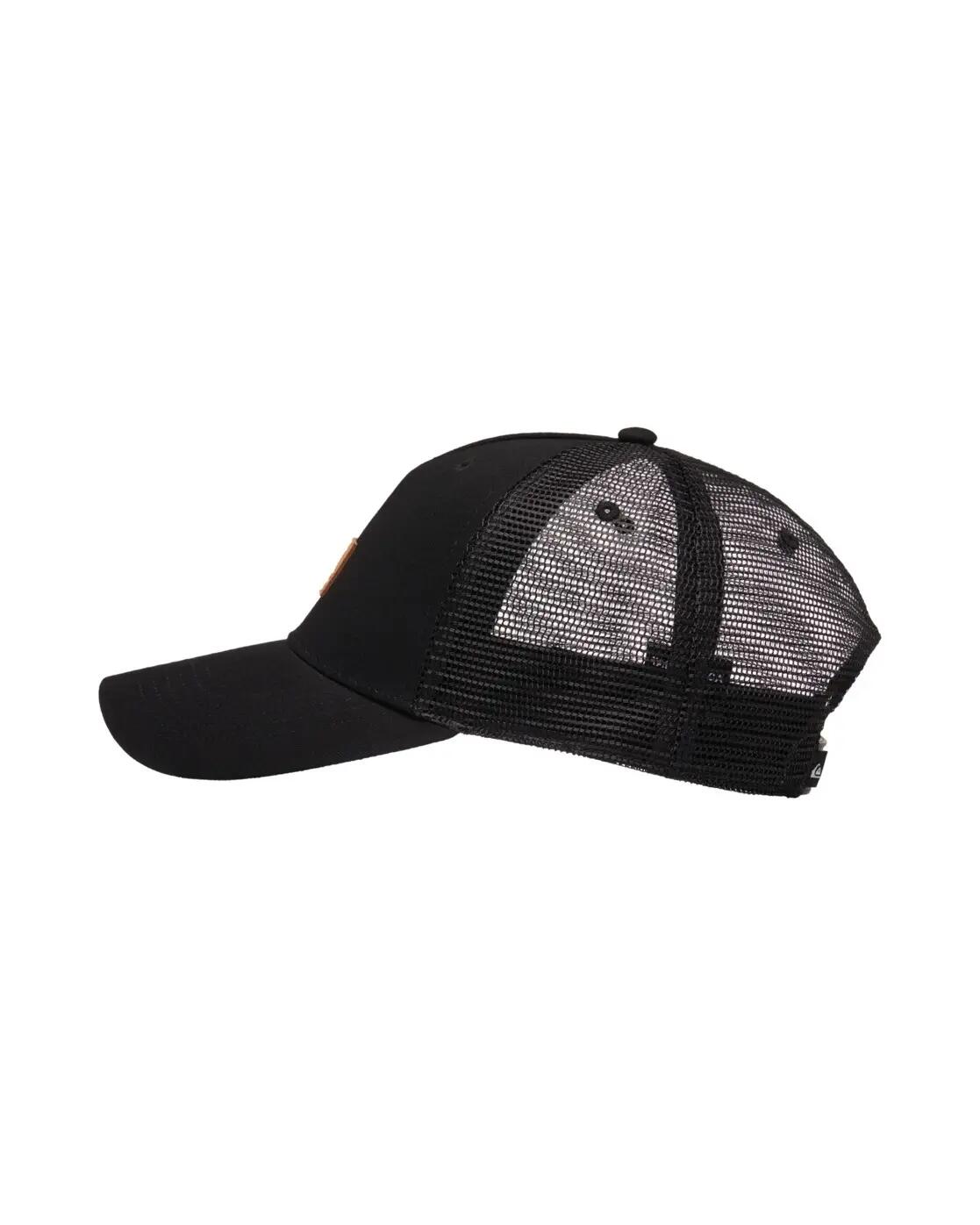 Casquette trucker DECADES COTTON PATCH Noir Homme 3/4