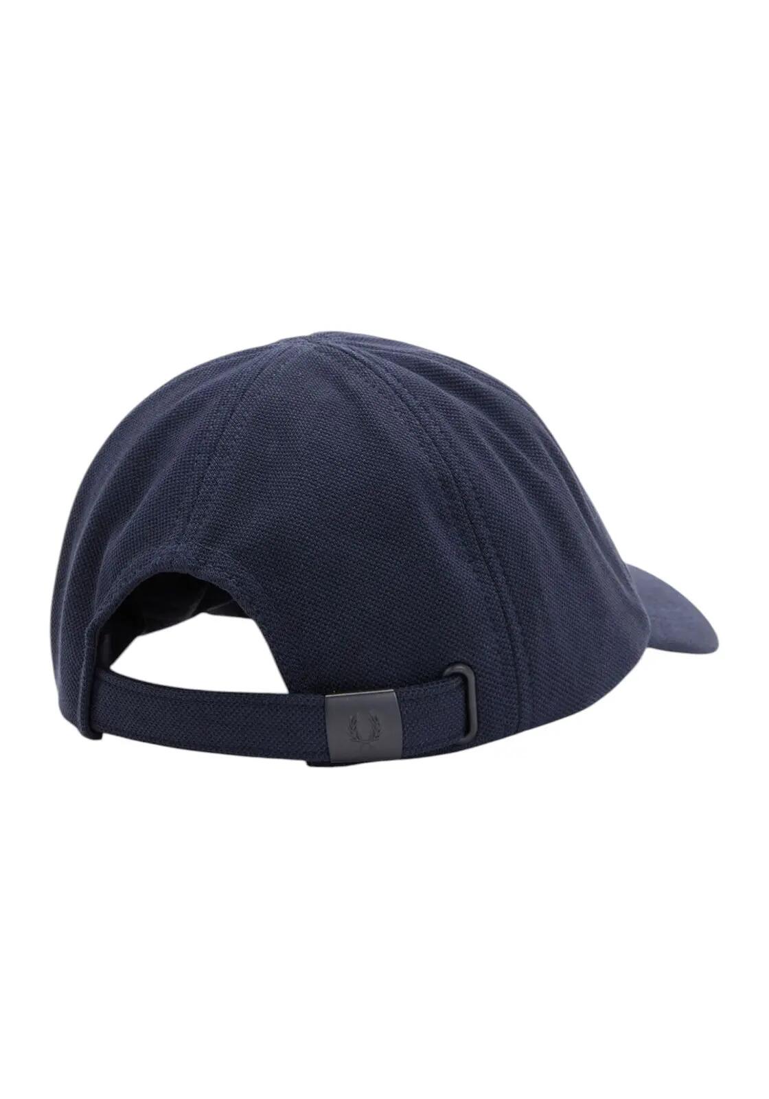 Gorra Fred perry modelo Fred Perry Pique Classic Navy/Snow White para unisex 2/3