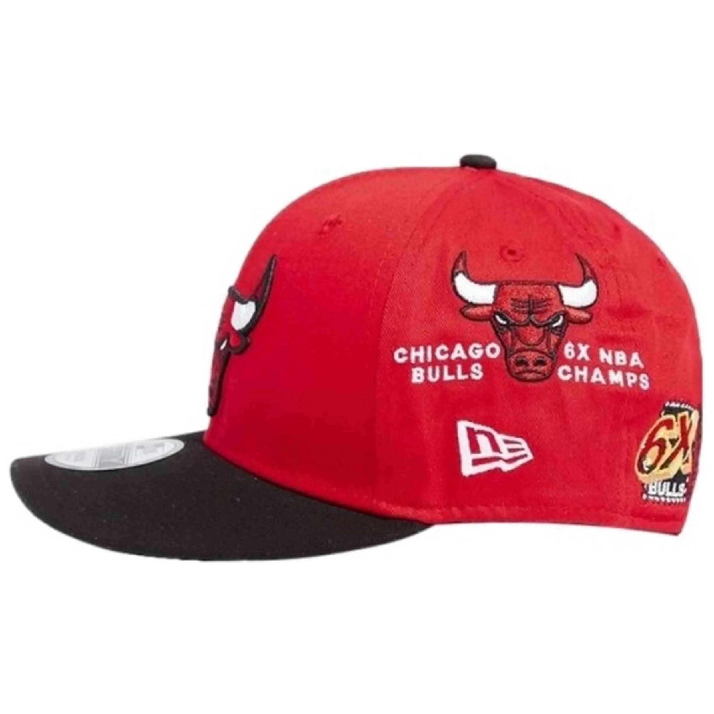 Casquette Mitchell & ness modèle New Era 9FIFTY pour homme 3/4