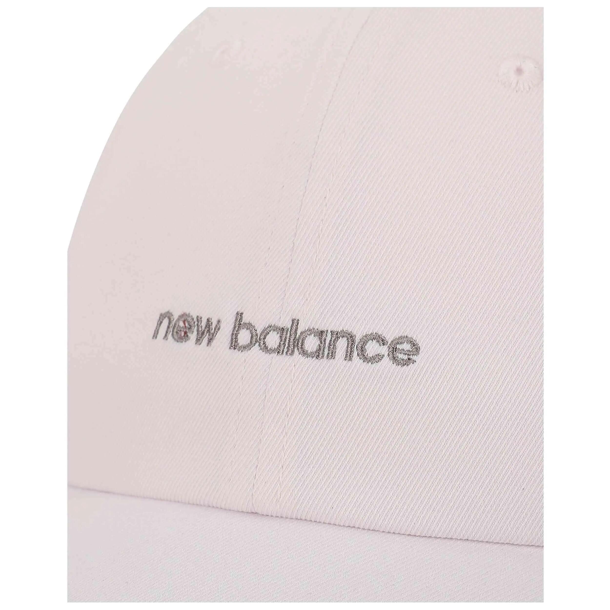 Pet New balance model Gorra New Balance 6 Panel Linear Logo blanco p voor unisex 3/3