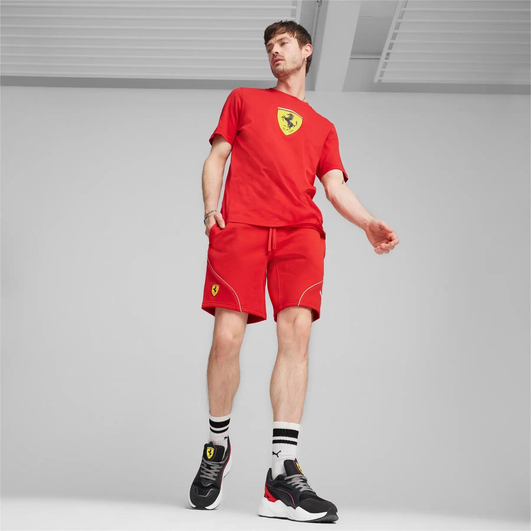 Spodenki męskie Puma FERRARI RACE czerwone r L 7/8