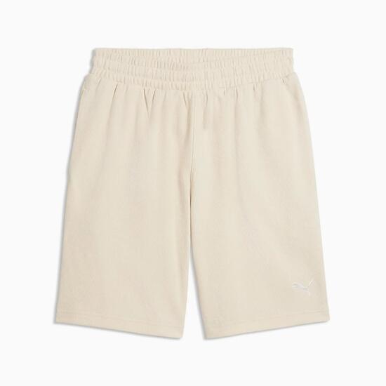 Szorty męskie Puma ESS ELEVATED RELAXED 9" beżowe, rozmiar M