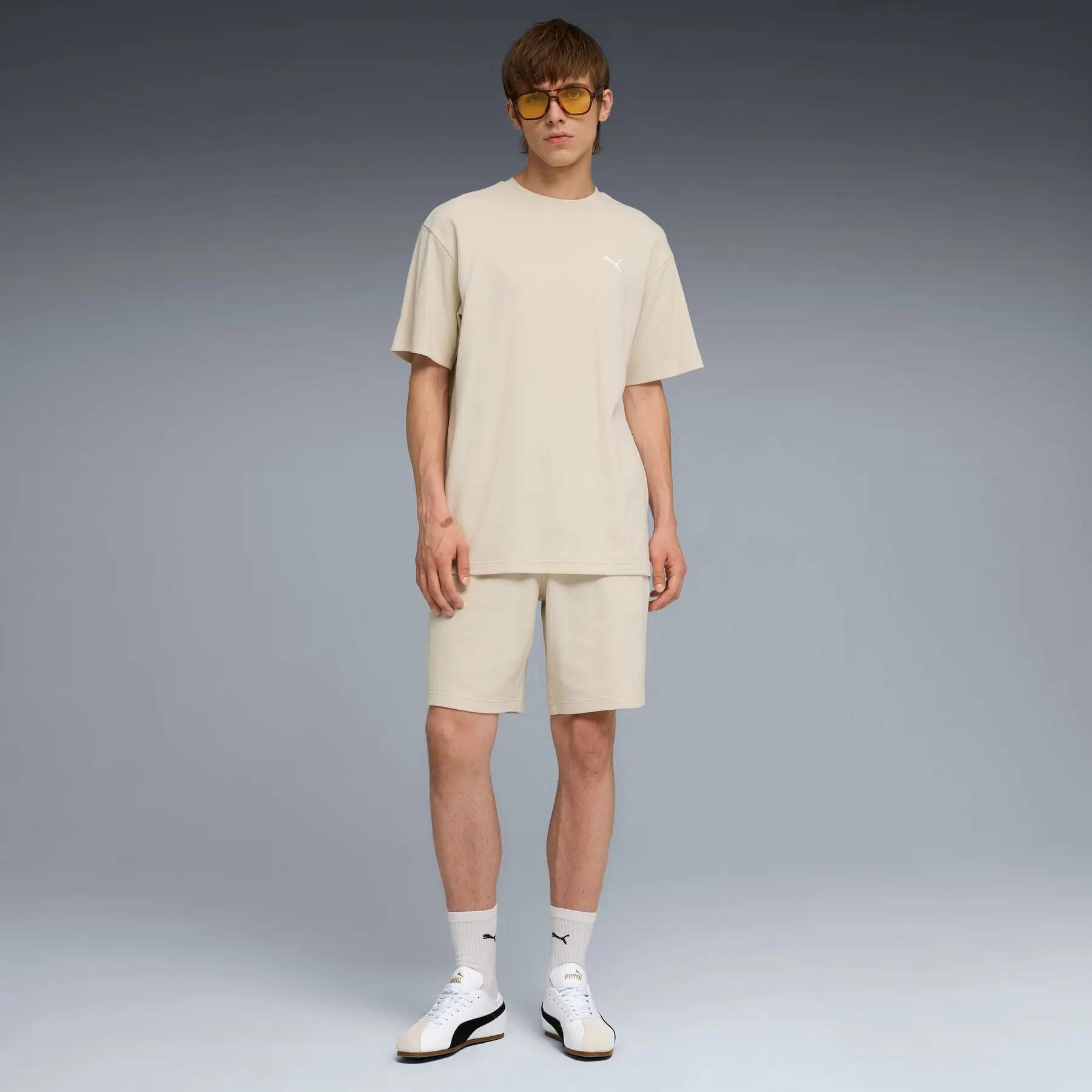 Spodenki męskie Puma ESS ELEVATED RELAXED 9" beżowe r XL 5/5