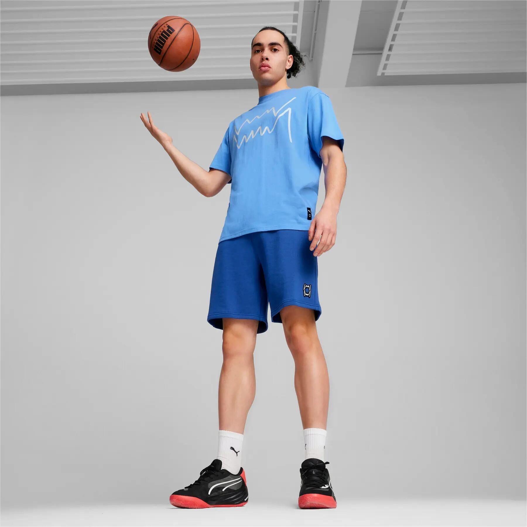 Puma PIVOT herenshorts blauw maat S 7/8