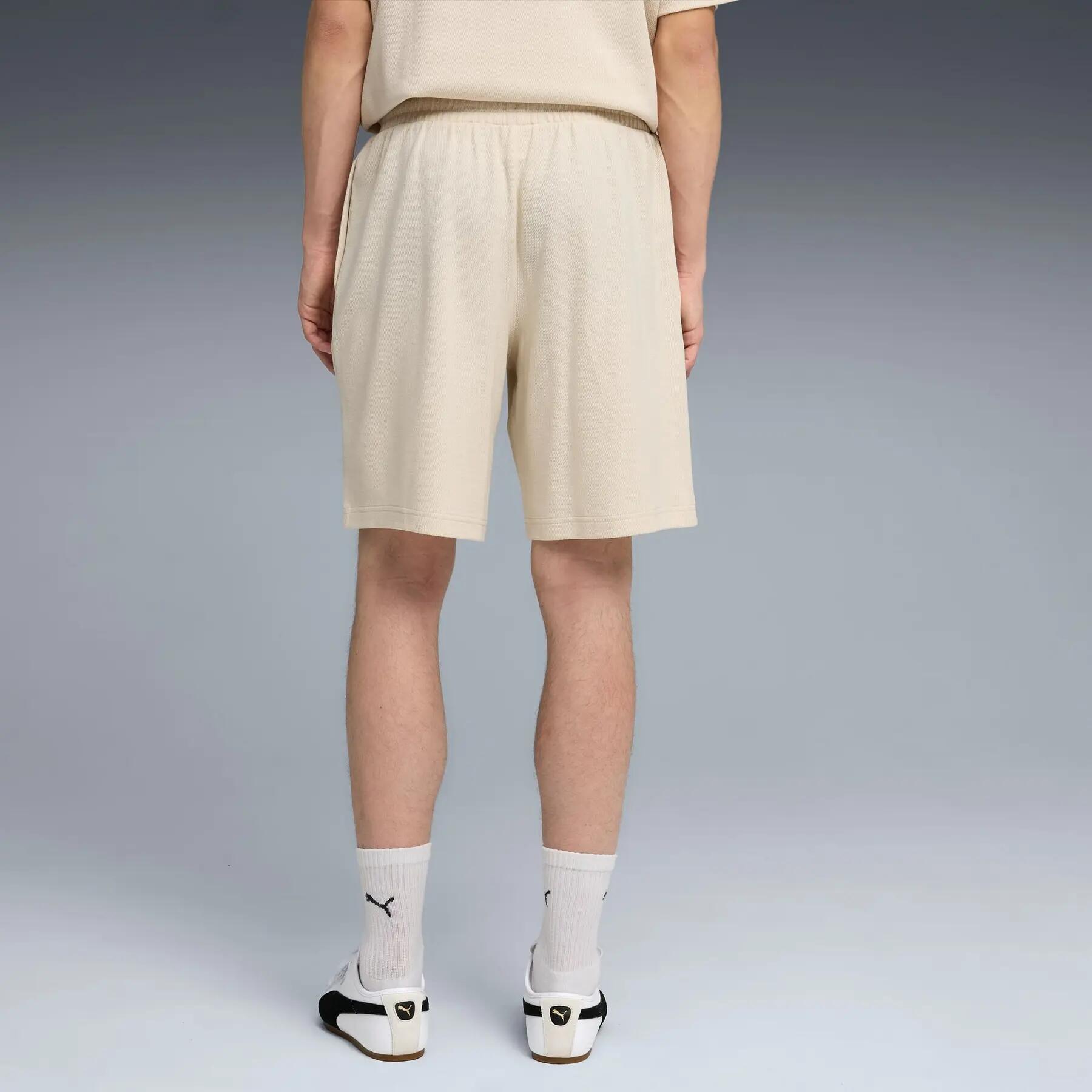 Spodenki męskie Puma ESS ELEVATED RELAXED 9" beżowe r XL 4/5
