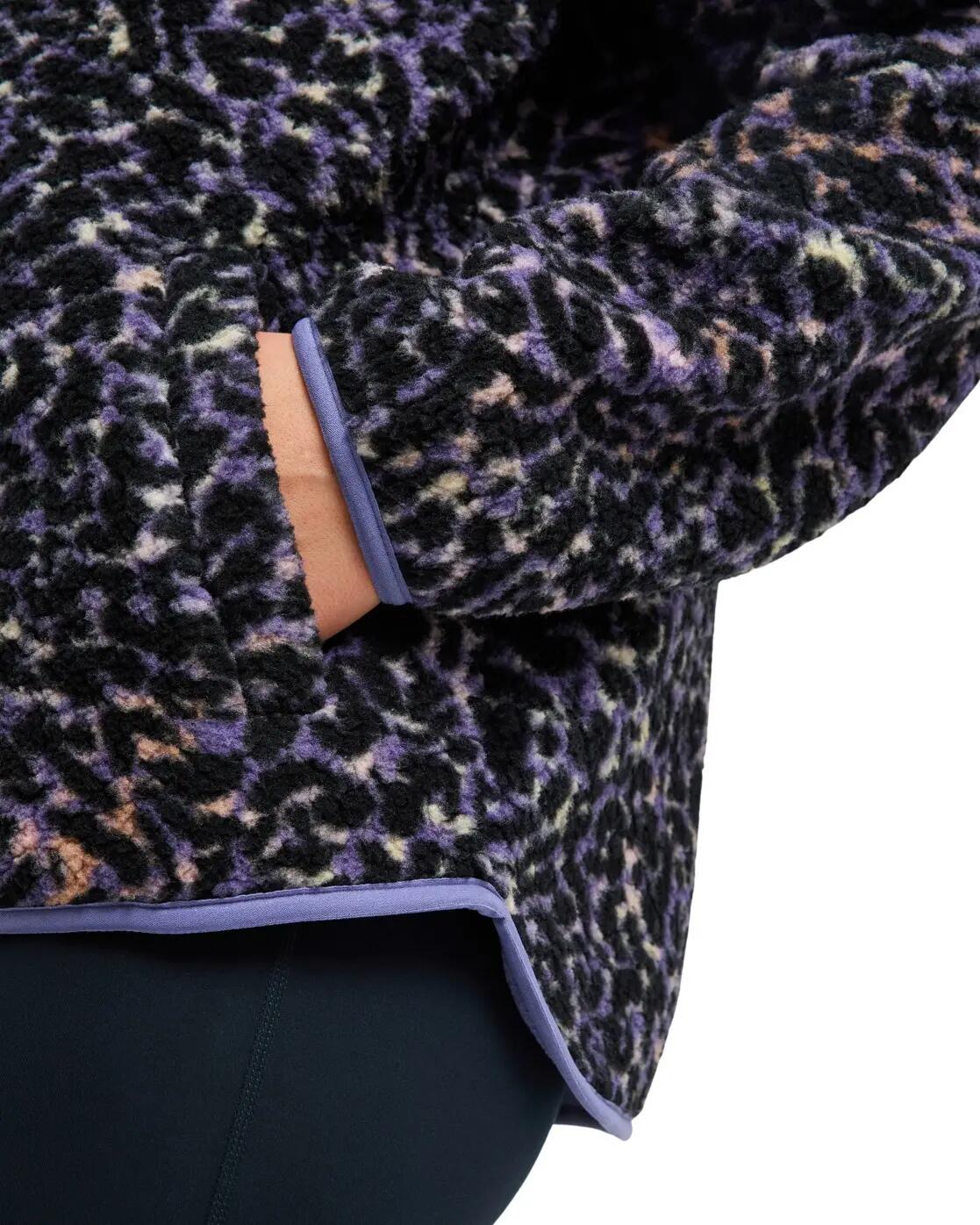 Polaire de sport WAVES OF WARMTH Violet Femme 3/4
