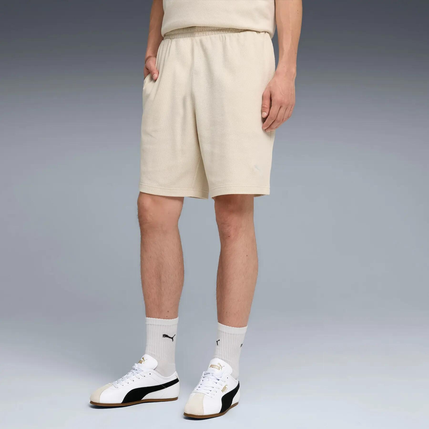 Spodenki męskie Puma ESS ELEVATED RELAXED 9" beżowe r XL 3/5