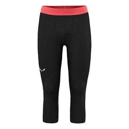 Calça legging masculina Salewa CRISTALLO WARM 3/4 preta r S