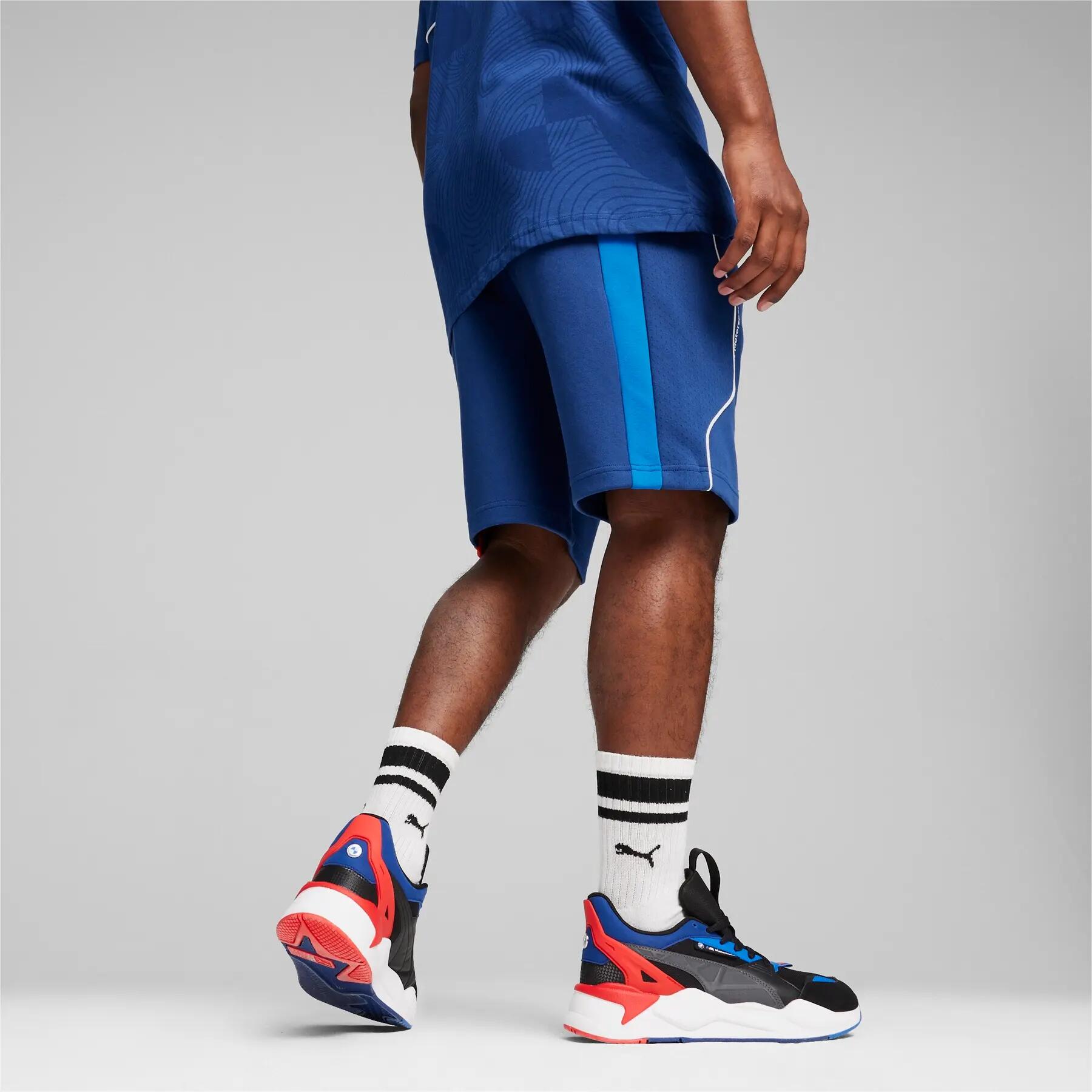 Pantaloncini da uomo Puma BMW MMS blu, taglia M 4/6