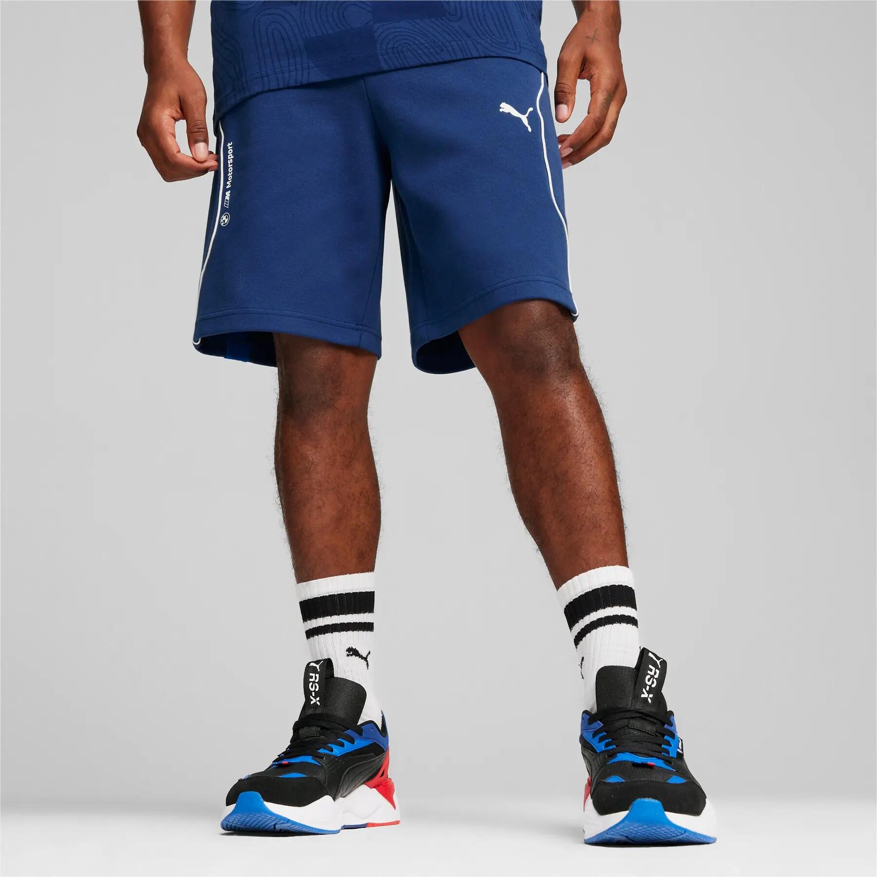 Pantaloncini da uomo Puma BMW MMS blu, taglia M 3/6