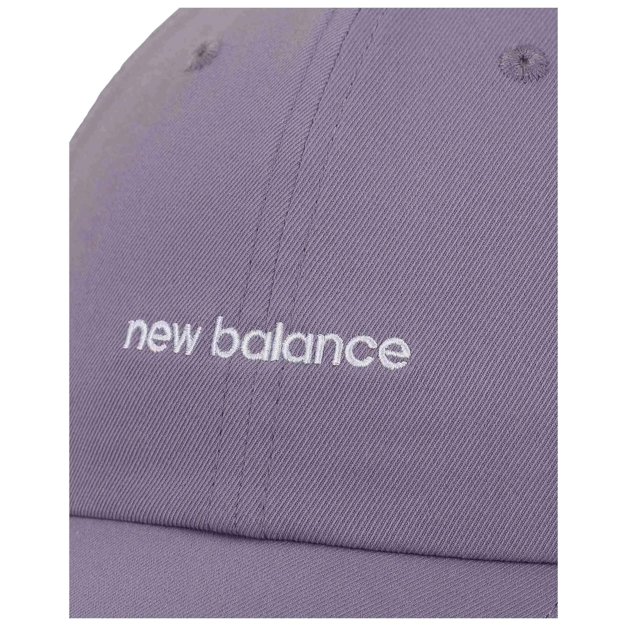 Pet New balance model Gorra New Balance 6 Panel Linear Logo lila muj voor unisex 3/3