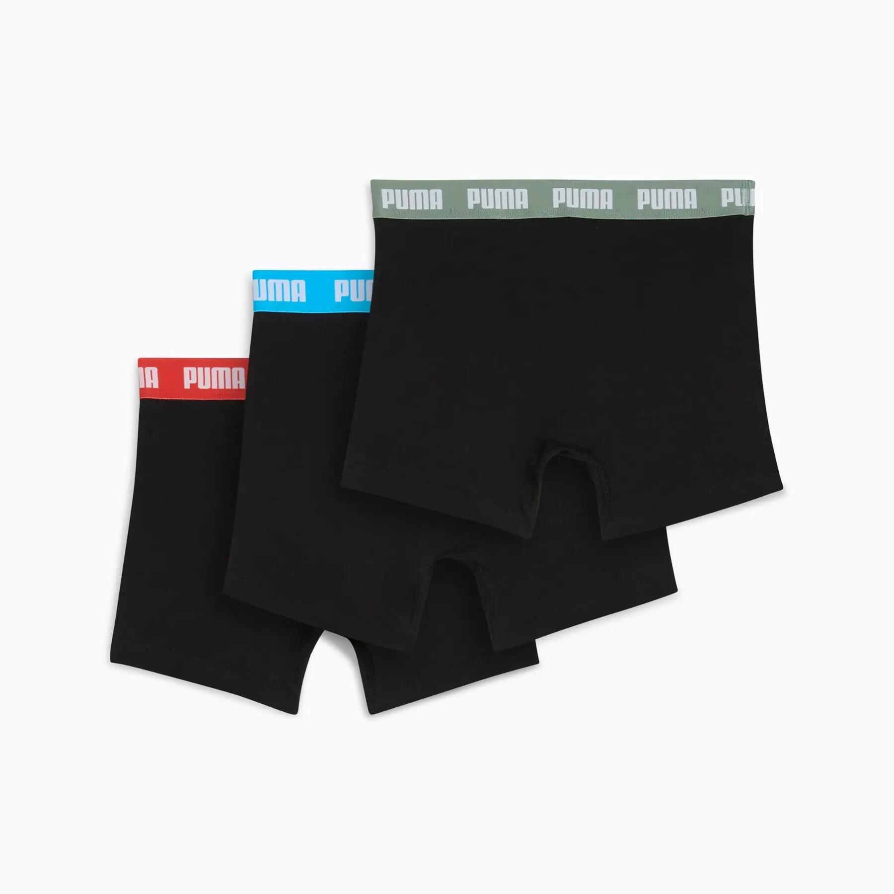 Bokserki męskie Puma EVERYDAY 3-PACK czarne 93832712 r XXL 2/3