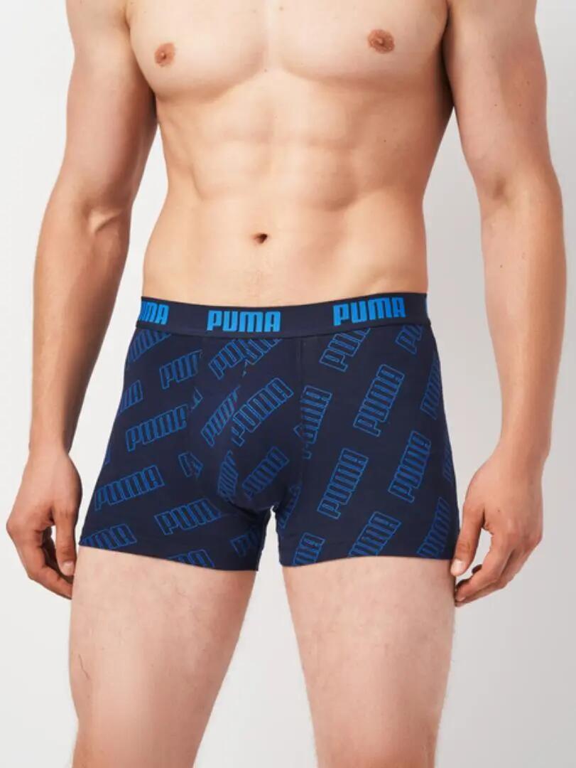 Bokserki męskie Puma LOGO AOP 3-PACK 93554702 r M 6/8