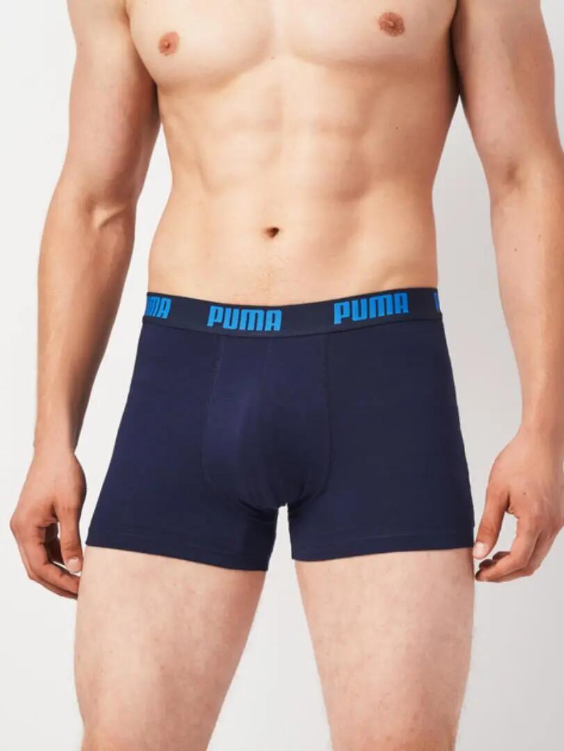 Bokserki męskie Puma LOGO AOP 3-PACK 93554702 r M 5/8