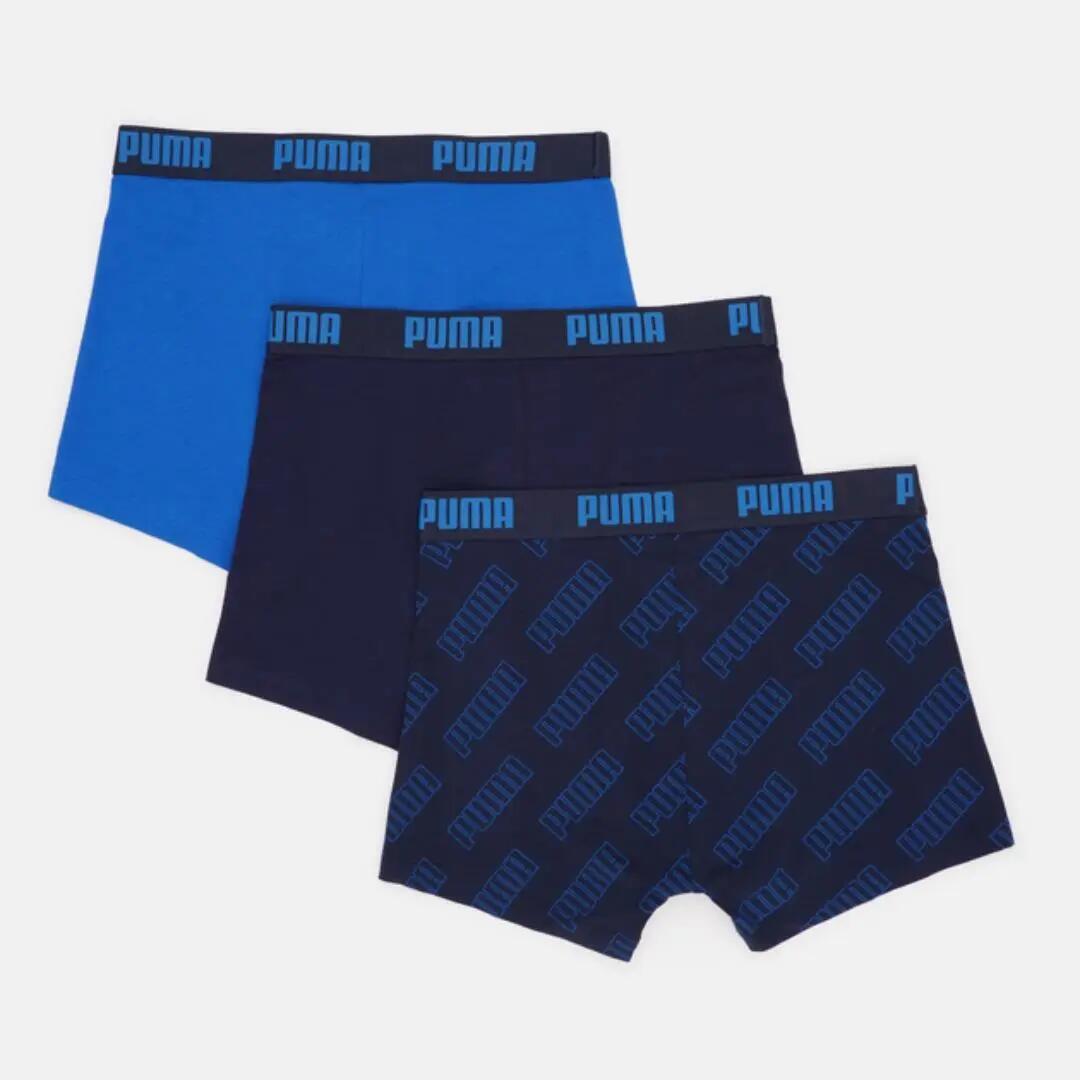 Bokserki męskie Puma LOGO AOP 3-PACK 93554702 r M 2/8
