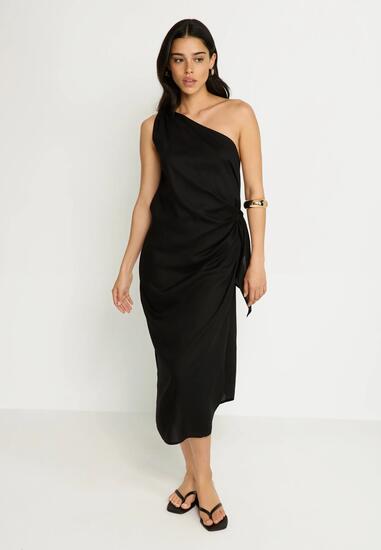 Damen One-Shoulder-Kleid