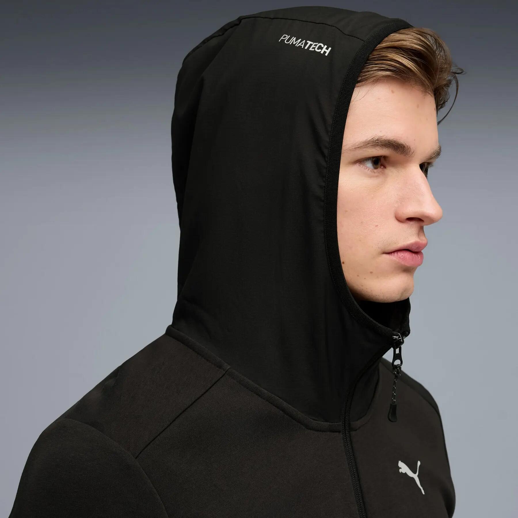 Puma PUMATECH FZ DK herenhoodie zwart, maat XL 6/6