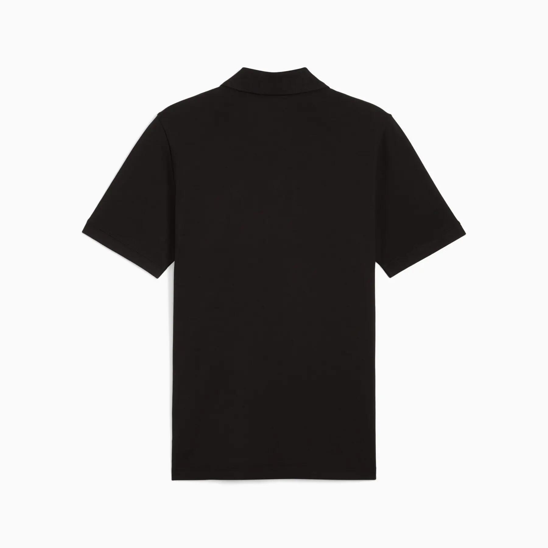 Camisa polo masculina Puma ESS SMALL LOGO PIQUE preta 68676201 r M (48) 2/2