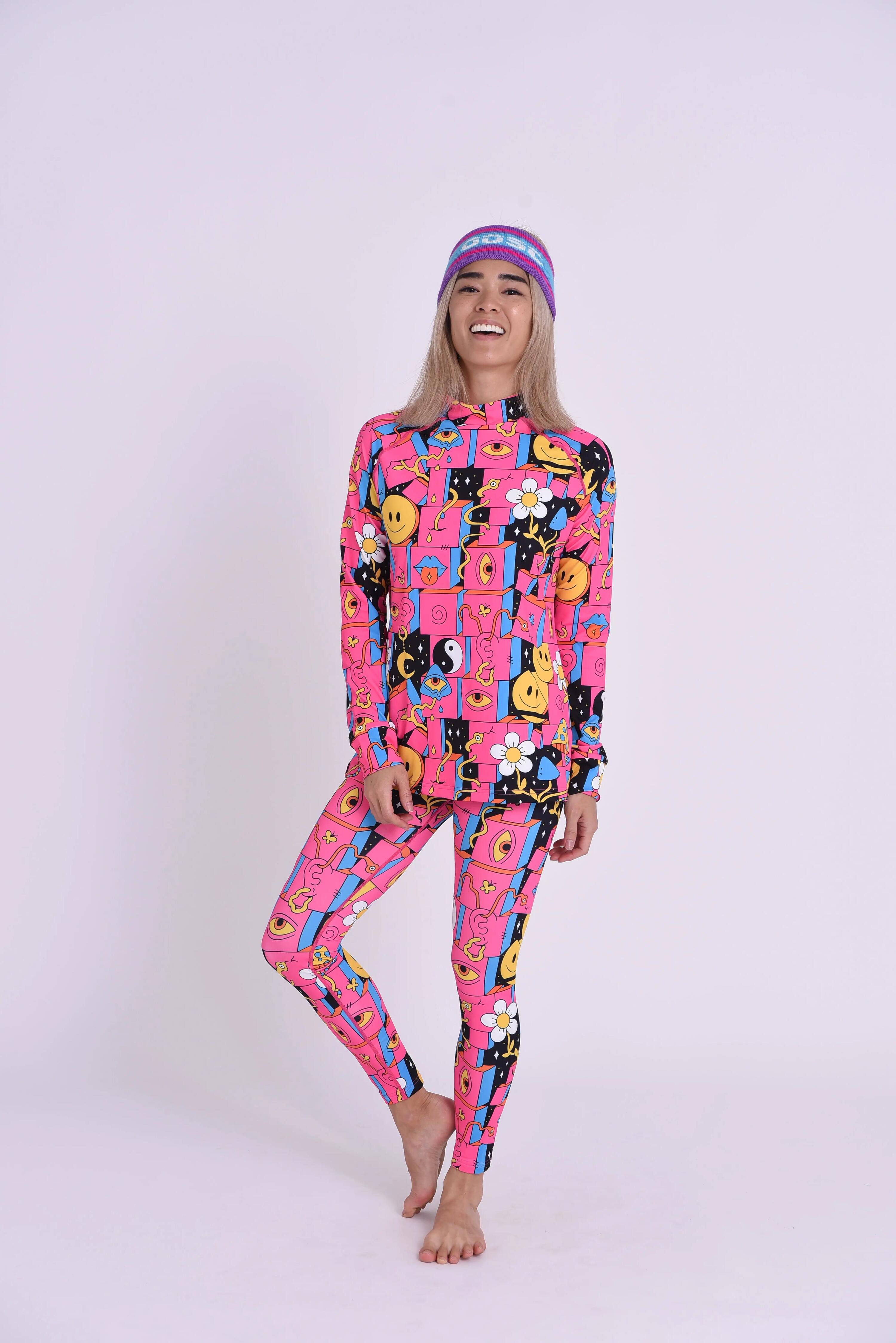 Baselayer Legging - Trippy Hippy Dames 3/4