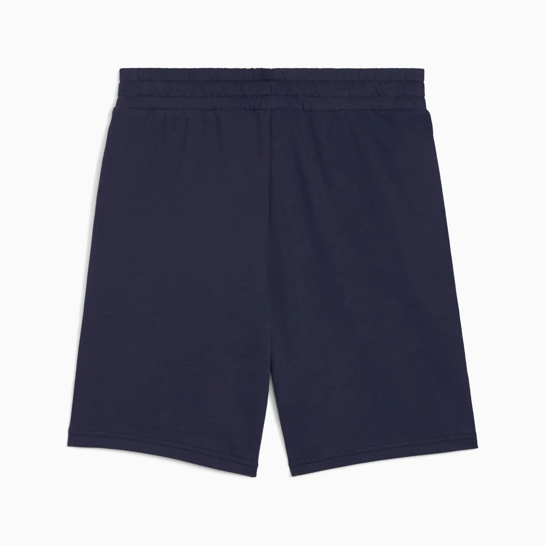 Puma ESS LOGO TR 8" herenshorts marineblauw maat L 2/2