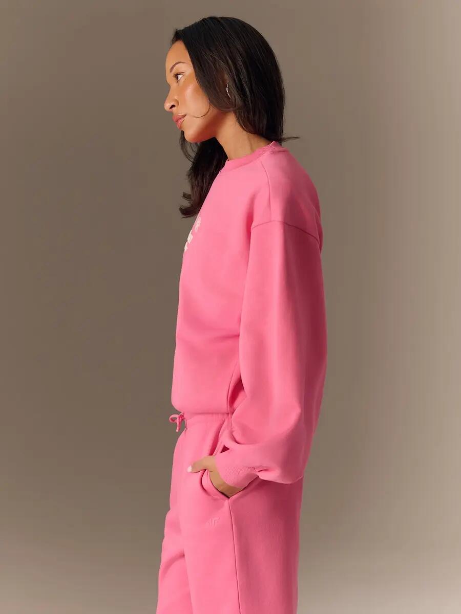 Bluza dresowa loose bez kaptura damska 4F 4FRSS26TSWSF2832 4/7