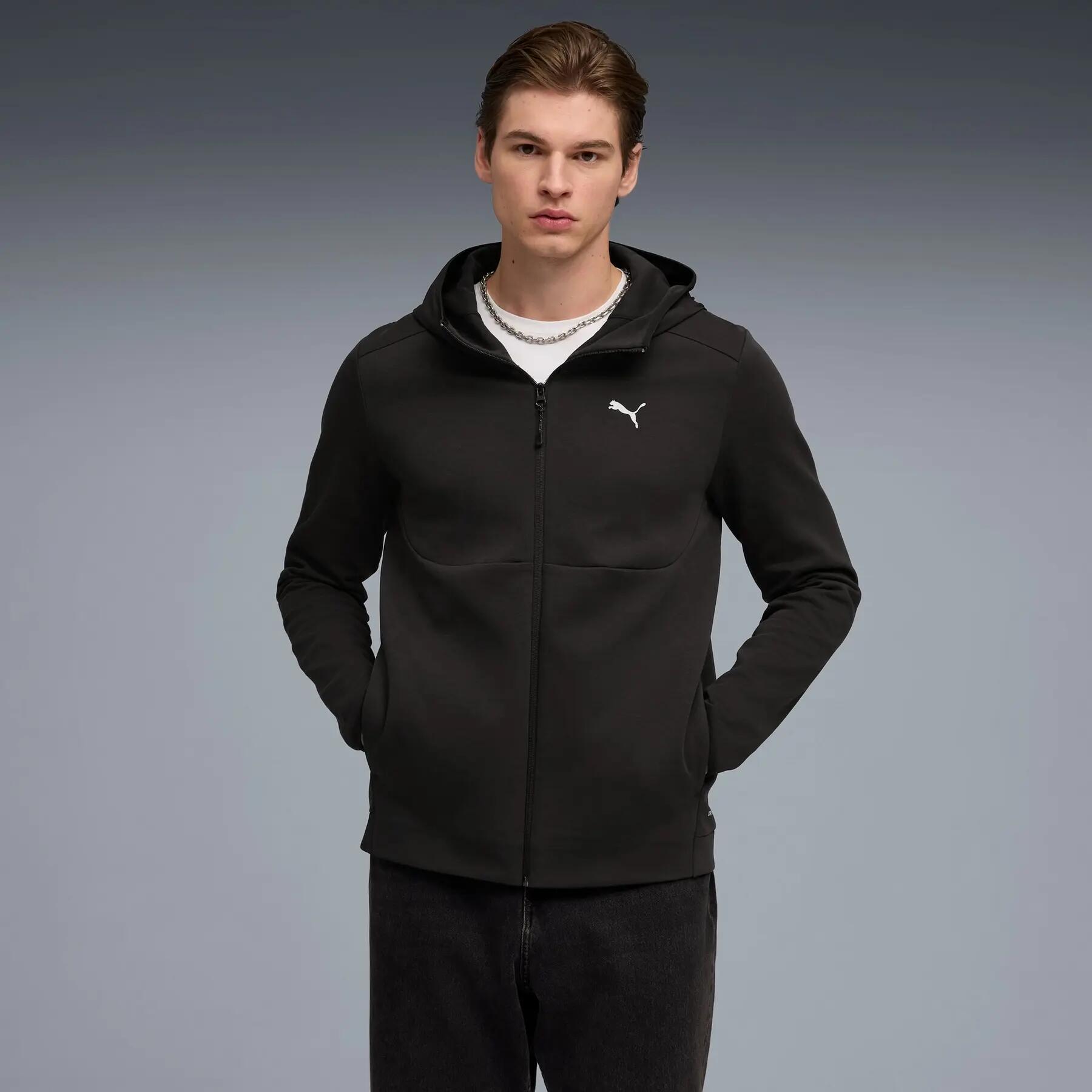 Puma PUMATECH FZ DK herenhoodie zwart, maat XL 3/6