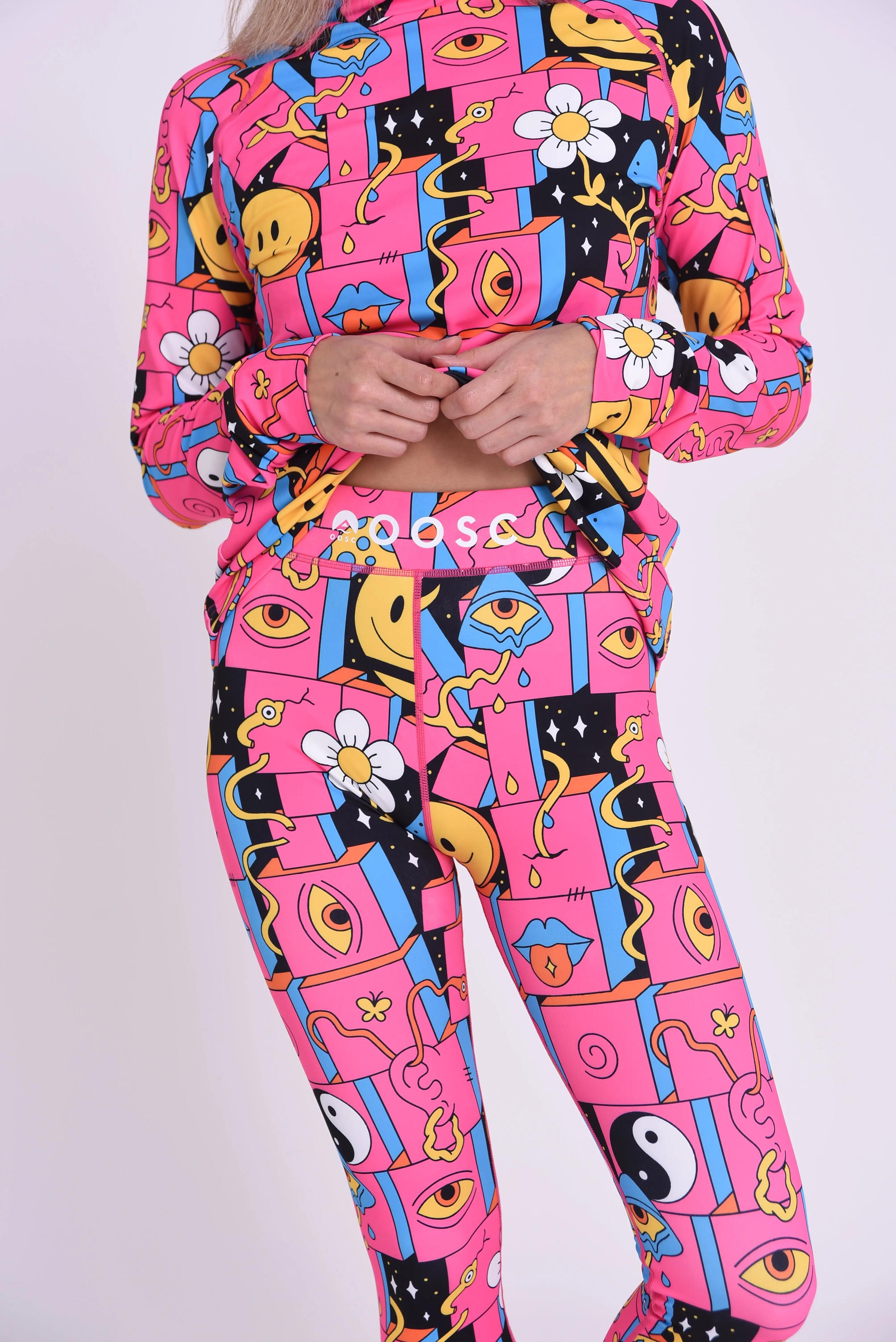Baselayer Legging - Trippy Hippy Dames 2/4