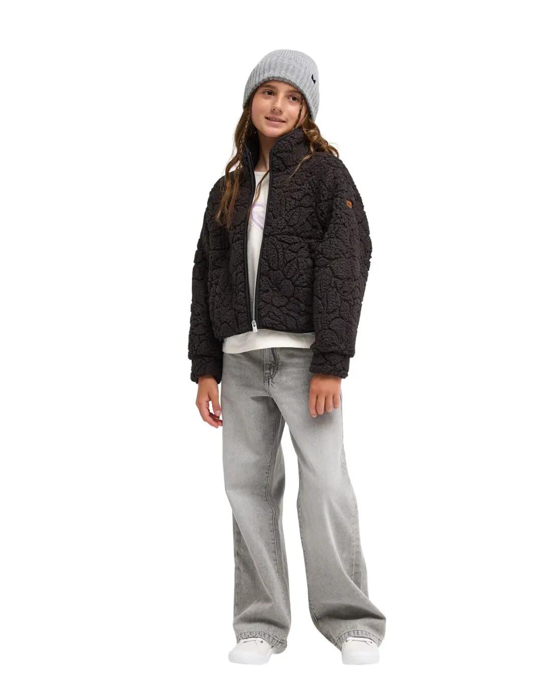 Polaire zippée BLURRY CLOUD Noir Fille 4/4