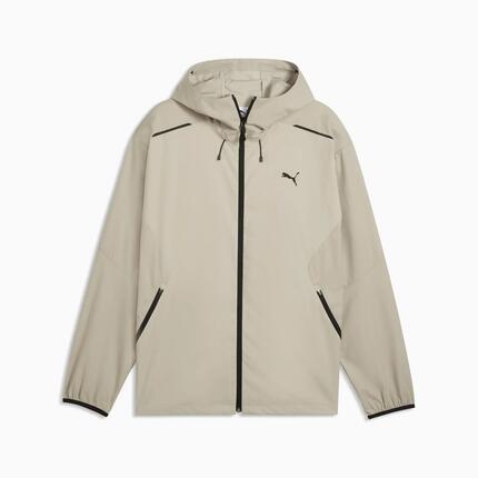 Kurtka męska z kapturem Puma PUMATECH RELAXED WOVEN beżowa 63441961 rozmiar XL