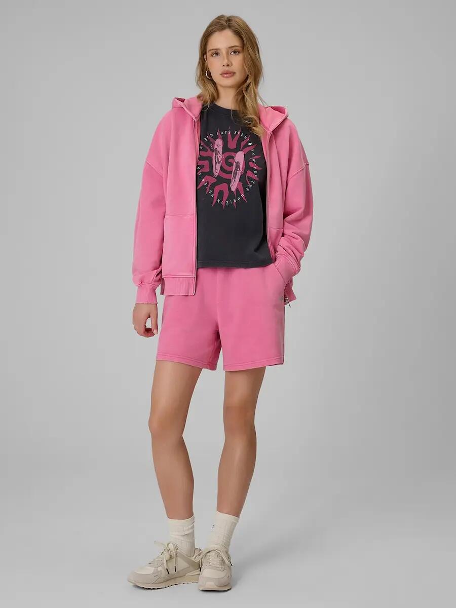T-shirt relaxed z nadrukiem damski 4F 4FRSS26TTSHF4517 3/7