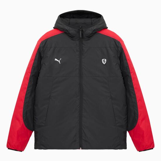 Giacca da uomo Puma FERRARI STYLE REVERSIBLE PADDED nera 62709301 r XS